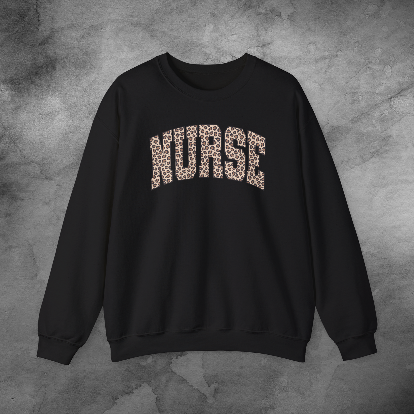 Nurse Animal Print Crewneck