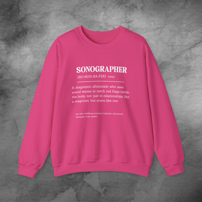 Sonographer Definition crewneck