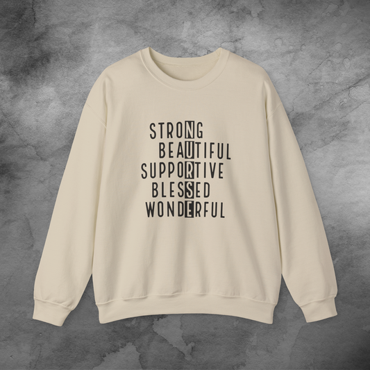Positive Nurse Crewneck - Black