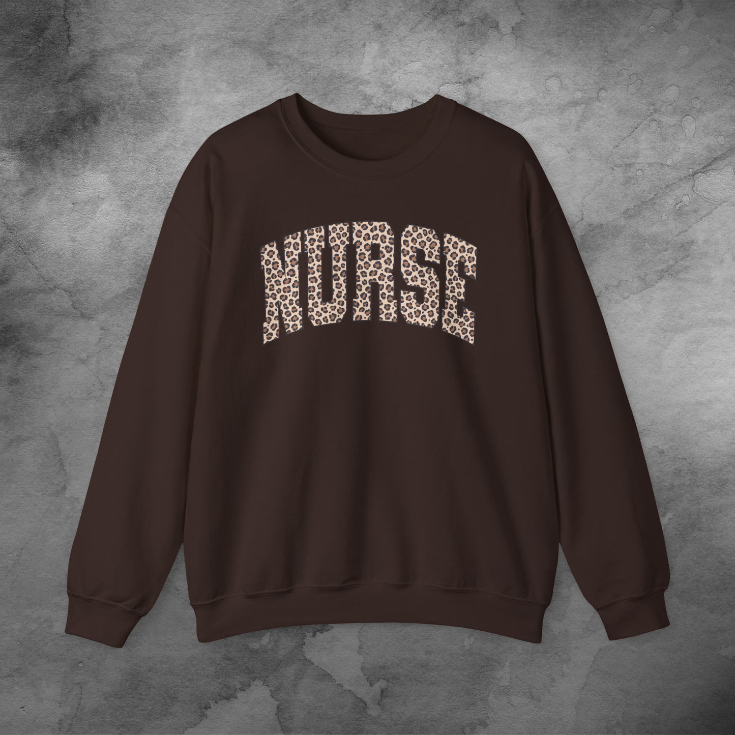 Nurse Animal Print Crewneck